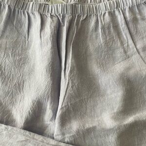 Lavender Linen Pants from Hot Cotton by Marc Ware Large